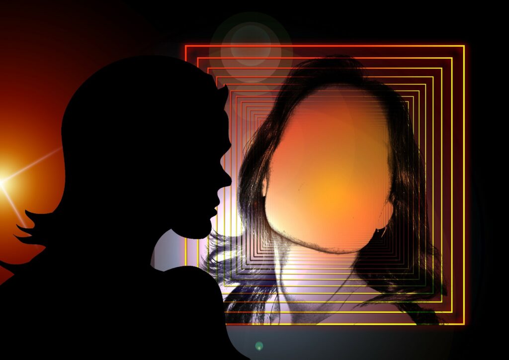 Dissociative identity disorder is like looking into a blank mirror at times.