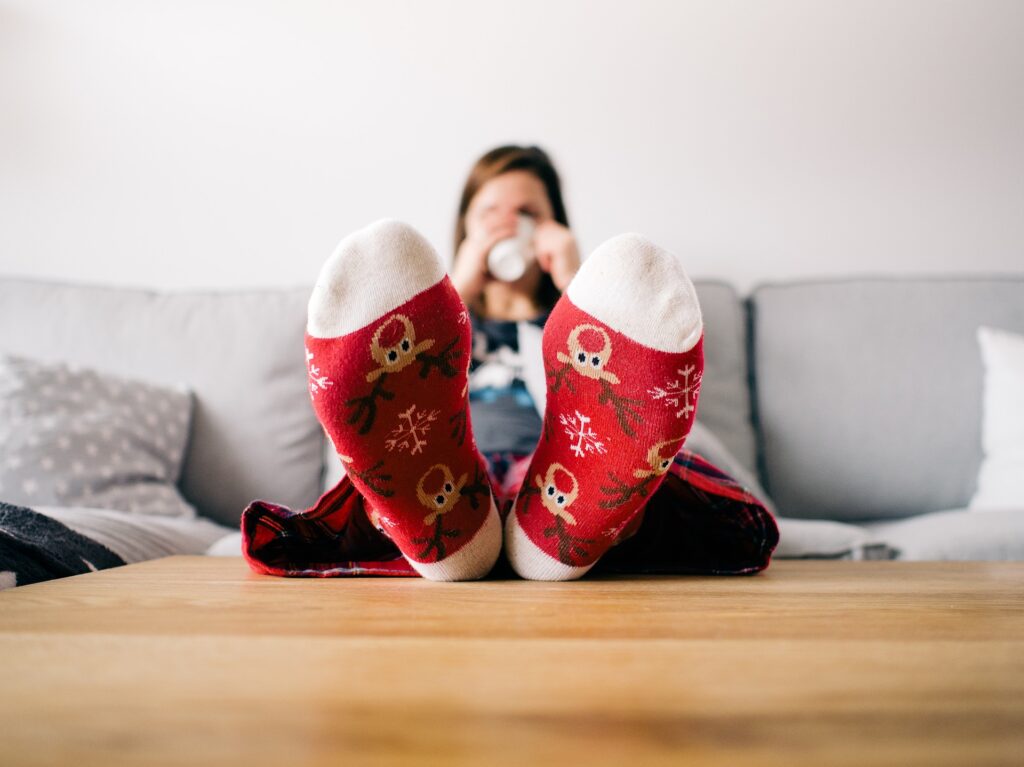 A sedentary lifestyle of sitting on the couch can affect mental health.
